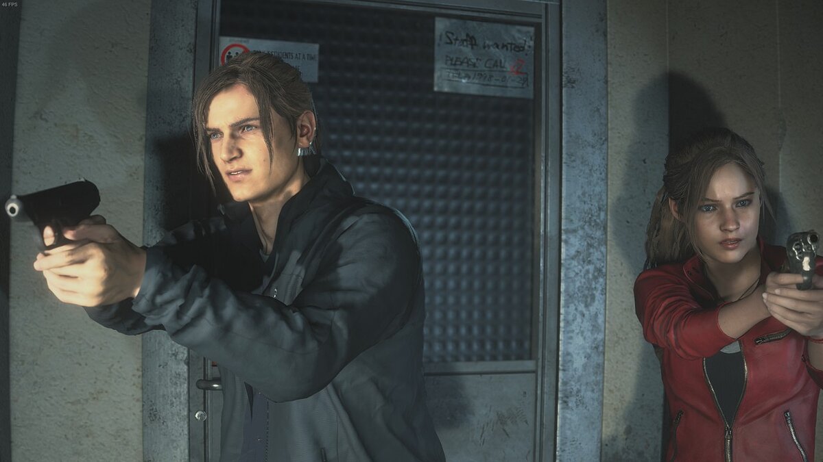 Resident Evil 2 — Леон с прической Клэр