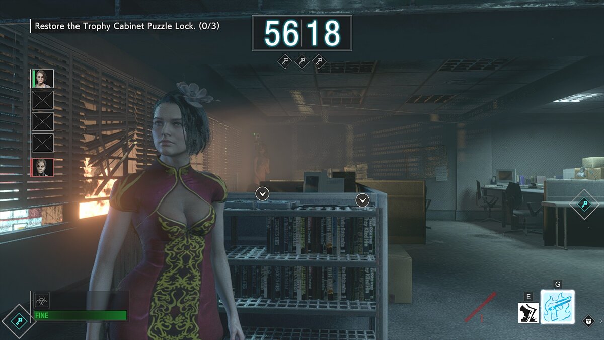 Resident Evil: Resistance — Китайское платье для Джилл