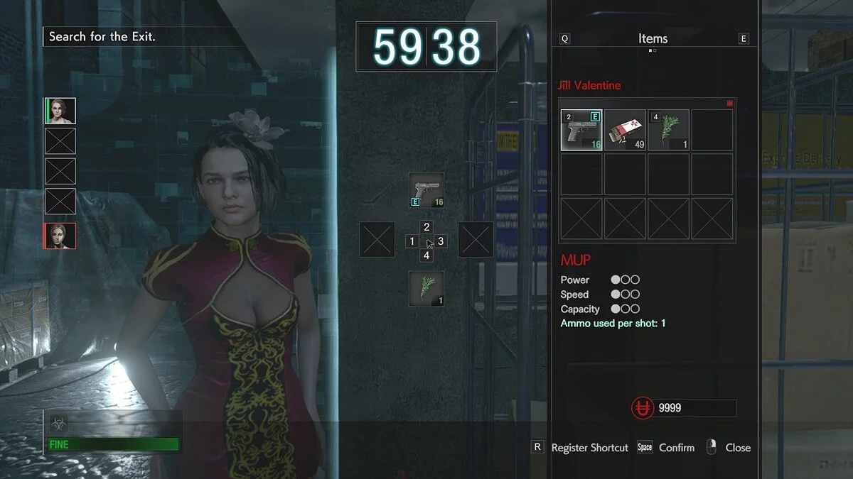 Resident Evil: Resistance — Китайское платье для Джилл