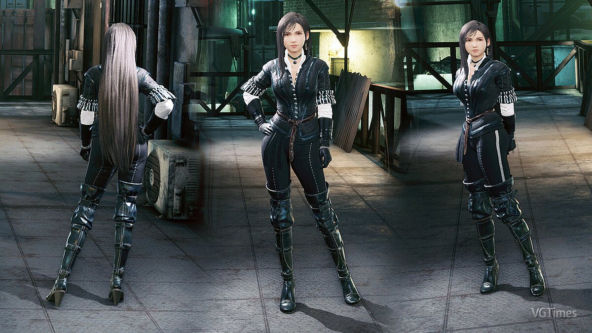 Final Fantasy VII Remake — Тифа носит одежду Йеннифэр