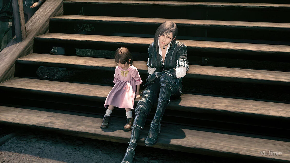 Final Fantasy VII Remake — Тифа носит одежду Йеннифэр