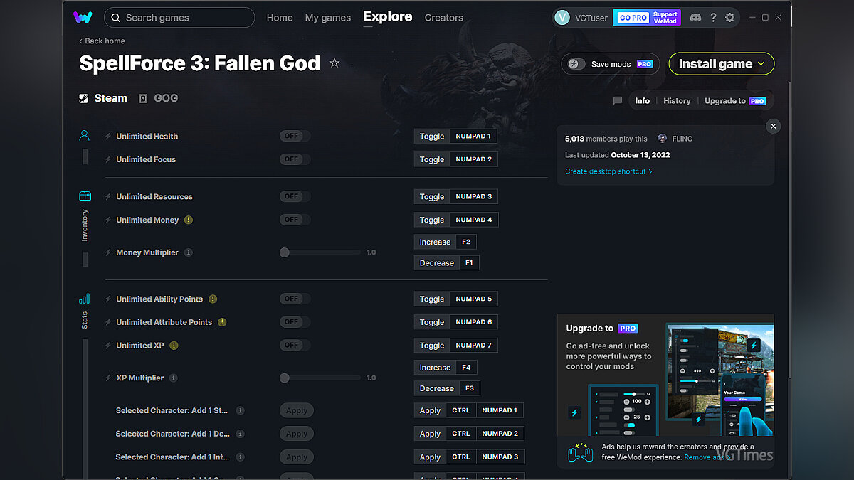 SpellForce 3: Fallen God — Трейнер (+15) от 13.10.2022 [WeMod]