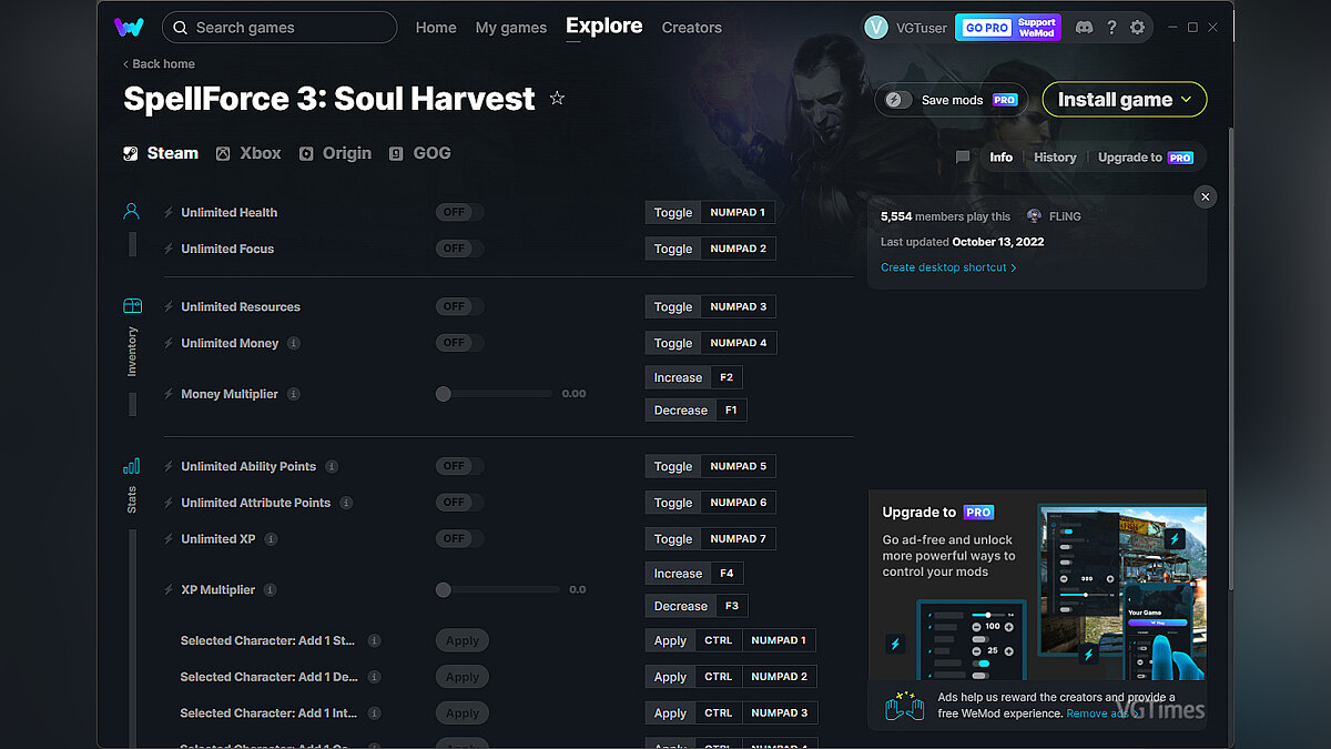SpellForce 3: Soul Harvest — Трейнер (+15) от 13.10.2022 [WeMod]