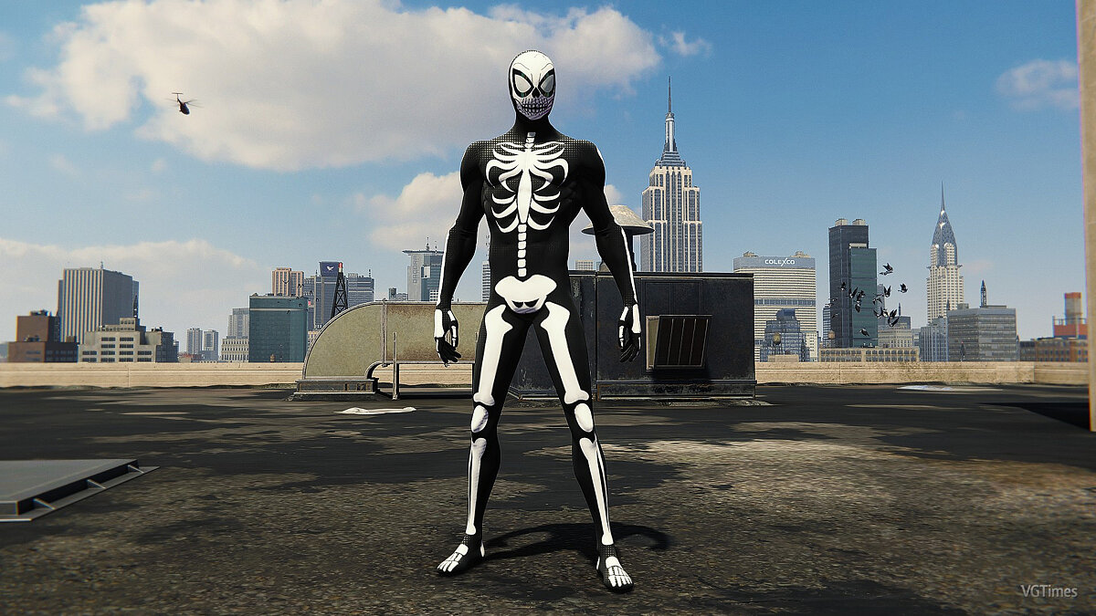 Marvel&#039;s Spider-Man Remastered — Жуткий костюм скелета