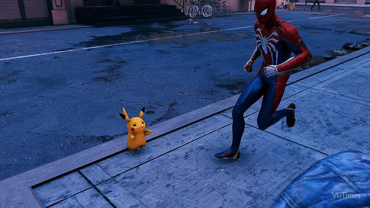 Marvel&#039;s Spider-Man Remastered — Пикачу вместо крыс