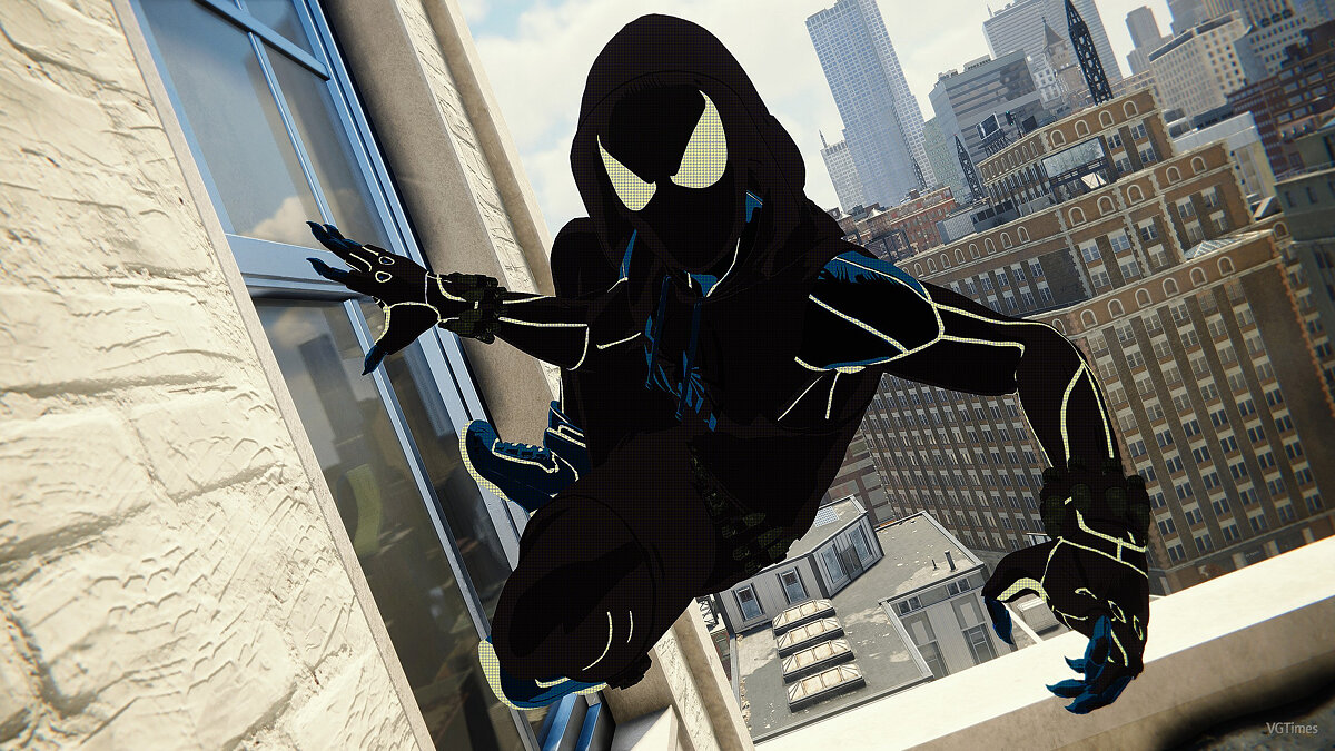 Marvel&#039;s Spider-Man Remastered — Черно-синий комиксовый костюм
