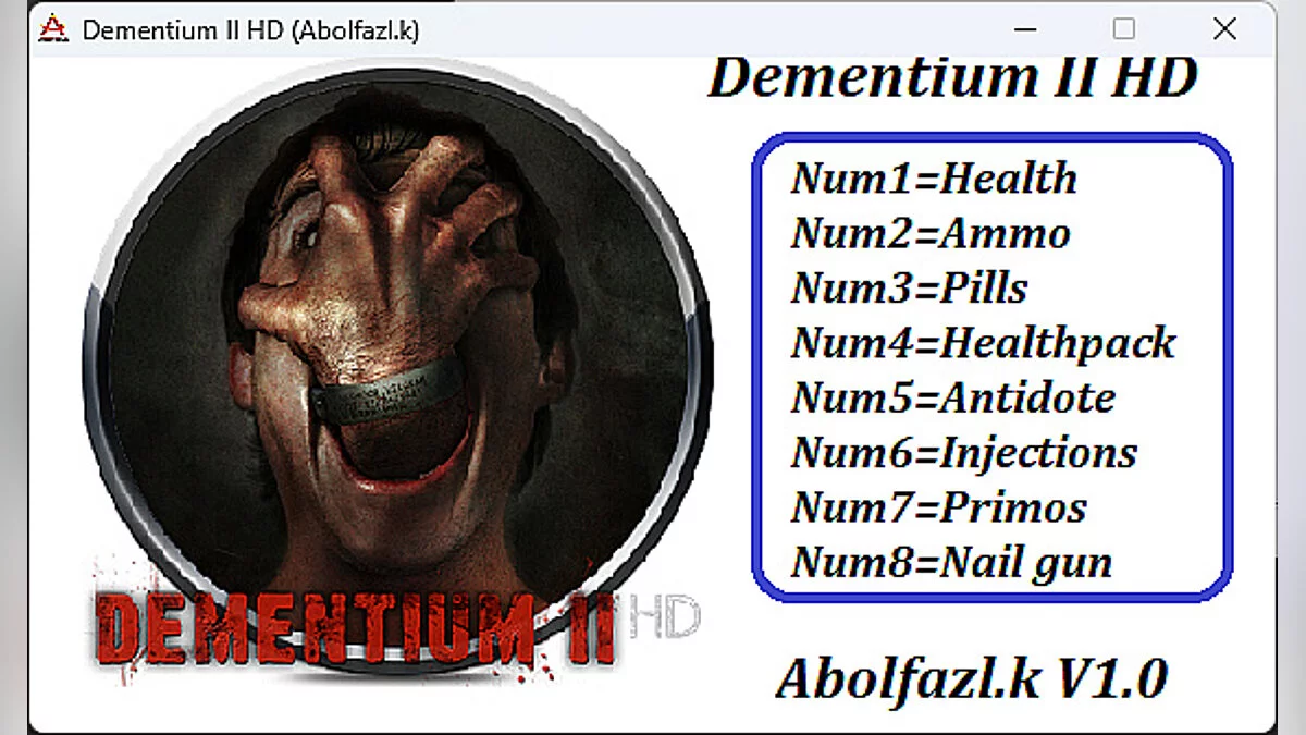 Dementium 2 HD — Трейнер (+8) [1.0]