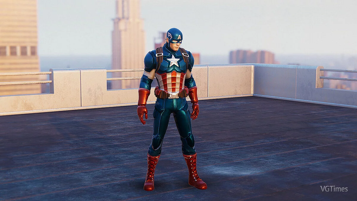 Marvel's Spider-Man Remastered — Капитан Америк (слот для костюма)