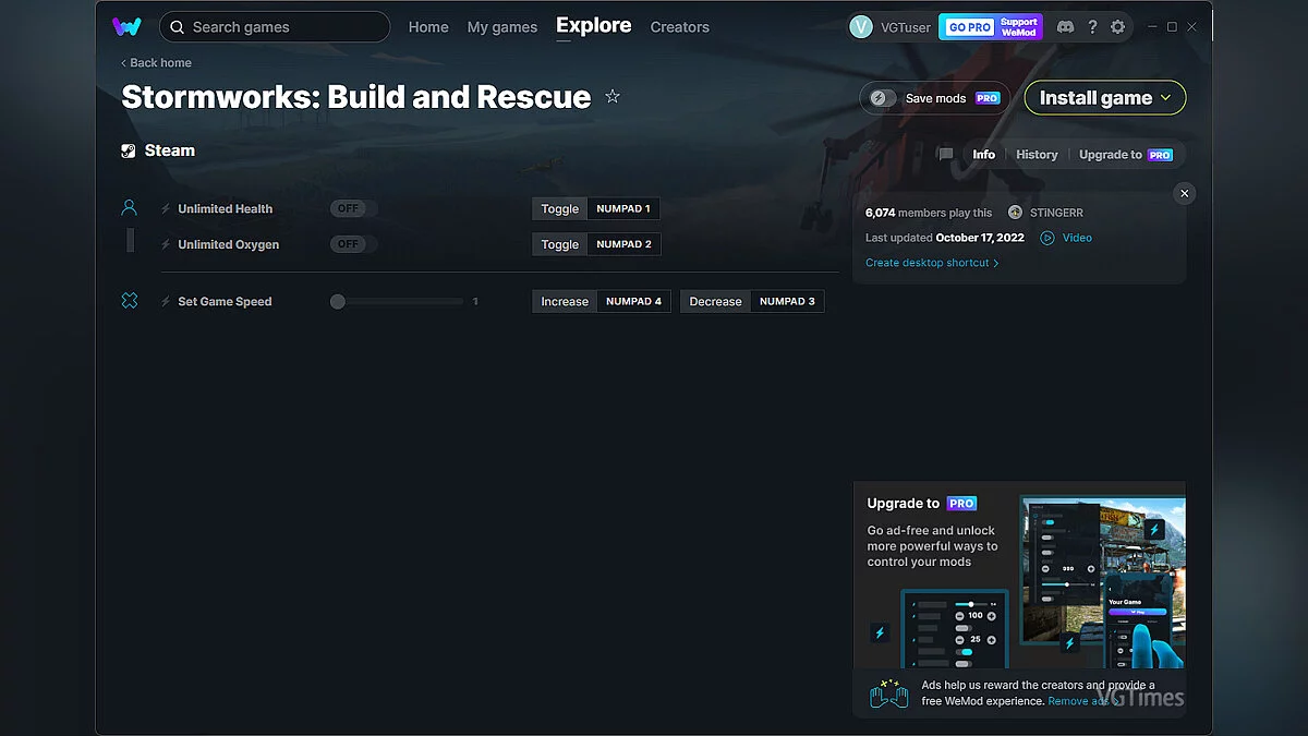 Stormworks: Build and Rescue — Трейнер (+3) от 17.10.2022 [WeMod]