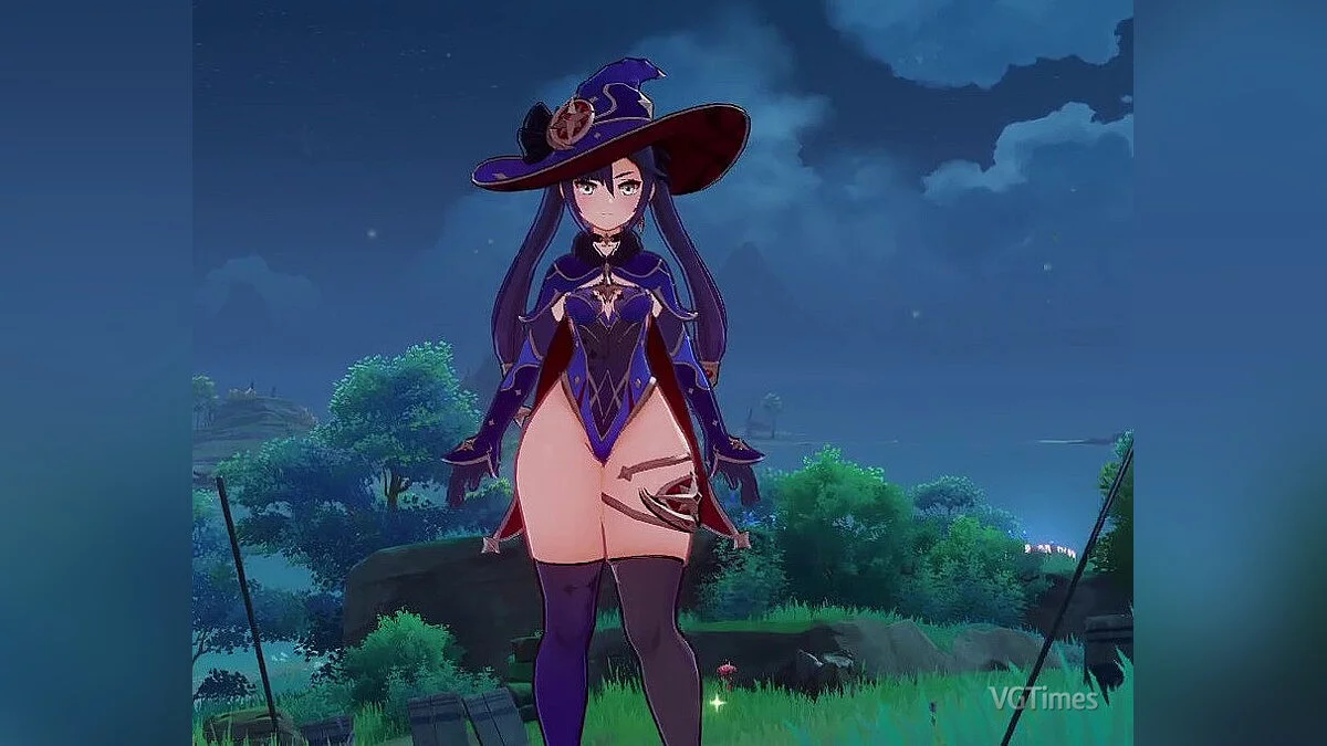 Genshin Impact — Мона с большой попой