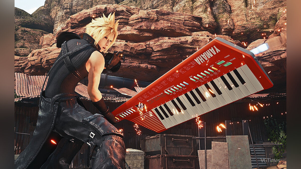 Final Fantasy VII Remake — Меч-синтезатор