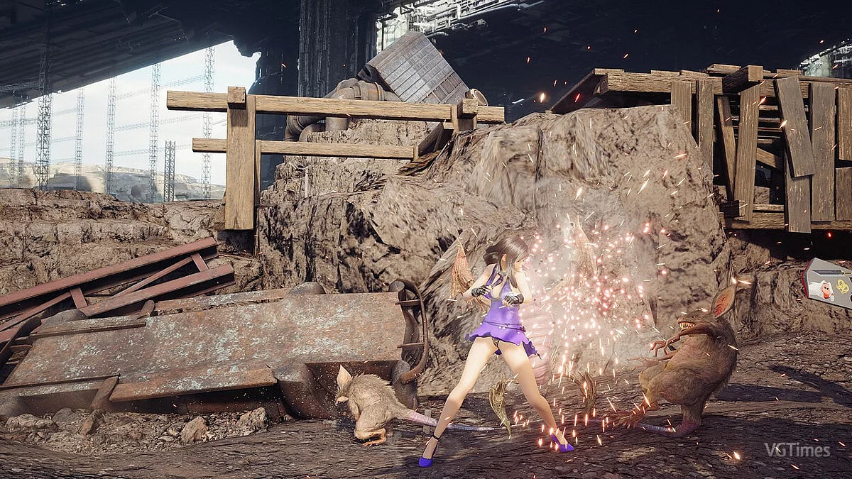 Final Fantasy VII Remake — Кружевные стринги Тифы