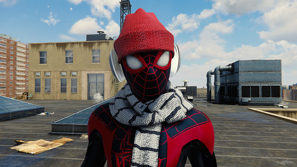 Marvel&#039;s Spider-Man Remastered — Зимний костюм Майлза в 4K