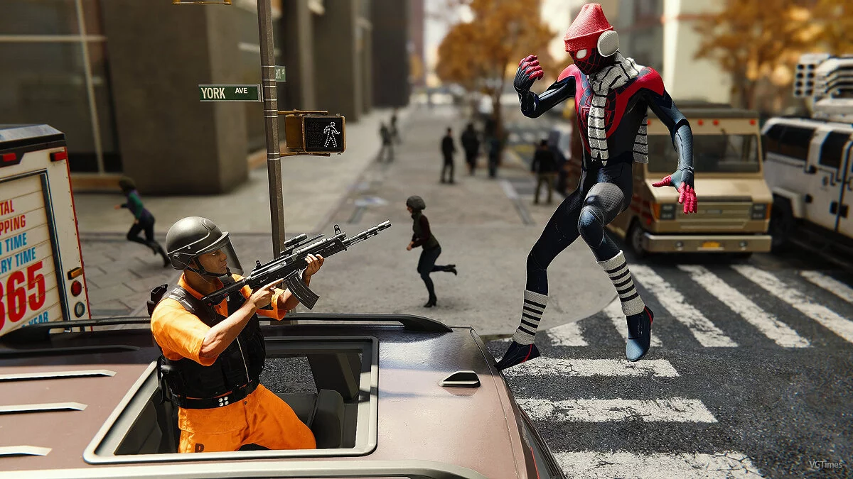 Marvel&#039;s Spider-Man Remastered — Зимний костюм Майлза в 4K