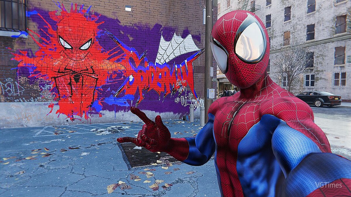 Marvel&#039;s Spider-Man Remastered — Граффити с Человеком-пауком