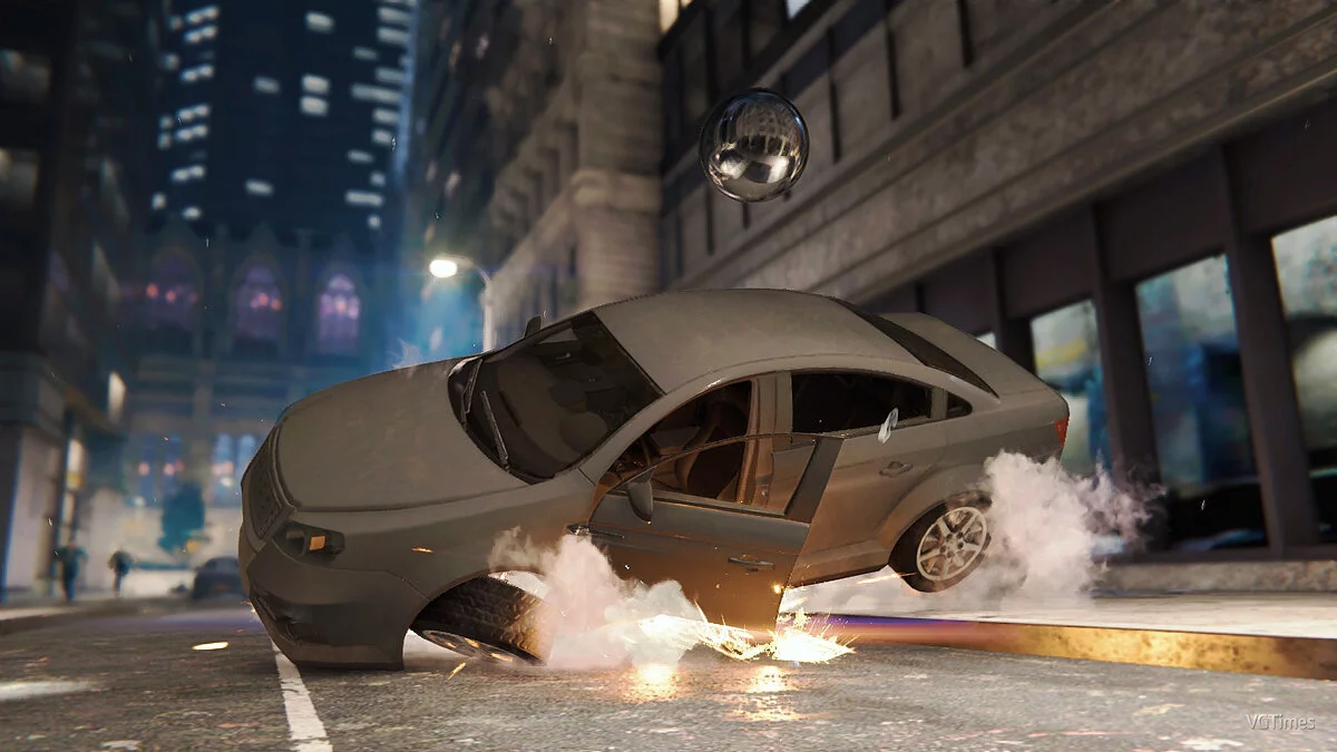 Marvel&#039;s Spider-Man Remastered — Плавающий хромированный шар