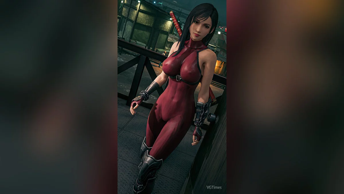 Final Fantasy VII Remake — Тифа в одежде Таки из игры Soul Calibur