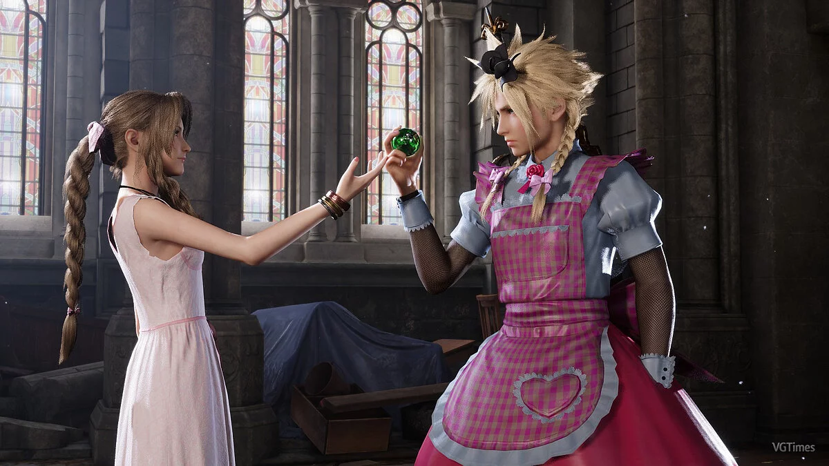 Final Fantasy VII Remake — Клод горничная