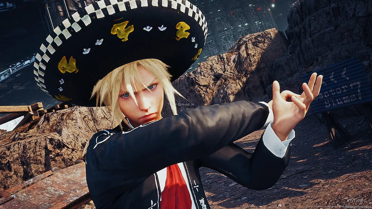 Final Fantasy VII Remake — Клод в карнавальном стиле