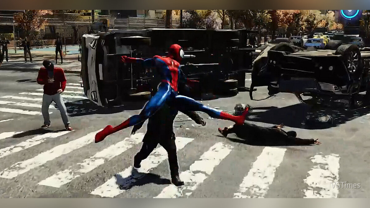 Marvel&#039;s Spider-Man Remastered — Нет блокировки камеры во время добивания