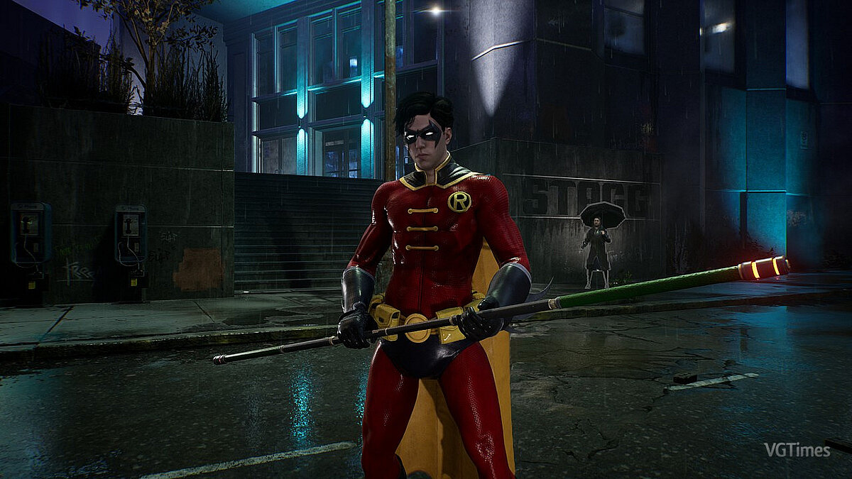 Gotham Knights — Робин в костюме из игры Arkham Knight
