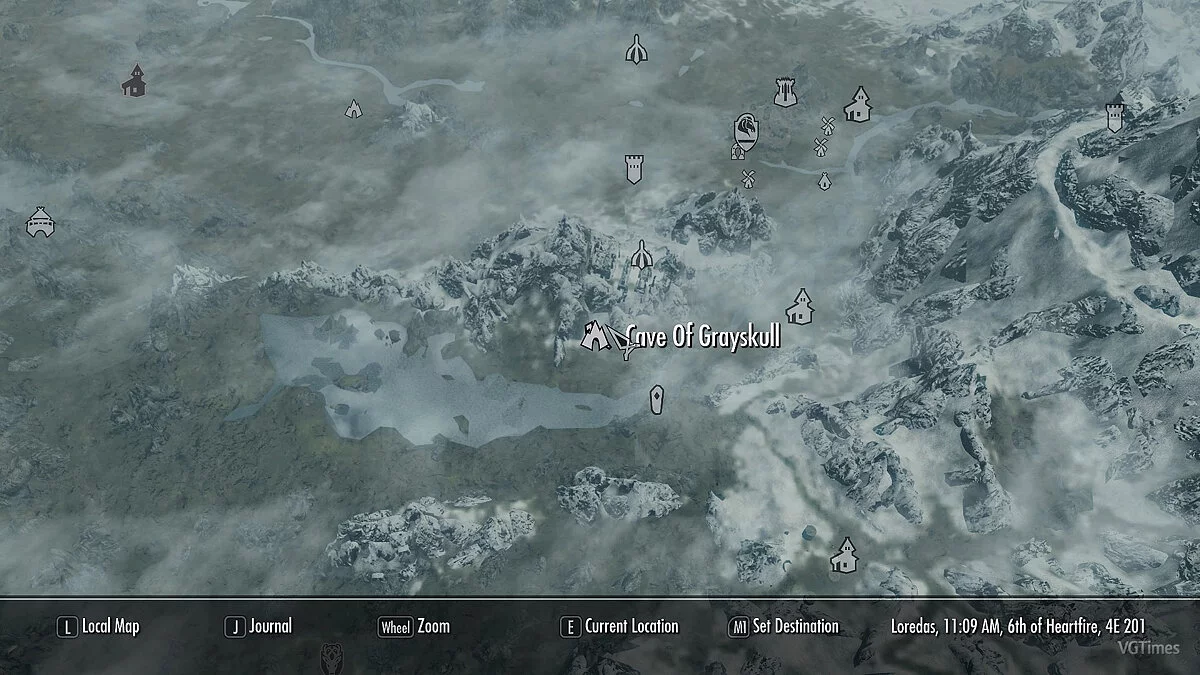 The Elder Scrolls 5: Skyrim Legendary Edition — Замок серого черепа