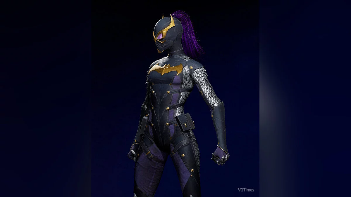 Gotham Knights — Фиолетовые волосы для Бэтгел
