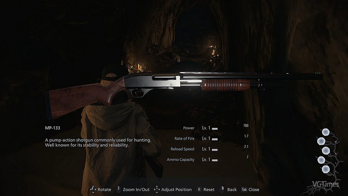 Resident Evil Village - Shadows of Rose — Дробовик MP-133