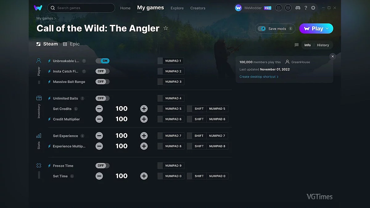 Call of the Wild: The Angler — Трейнер (+10) от 01.11.2022 [WeMod]