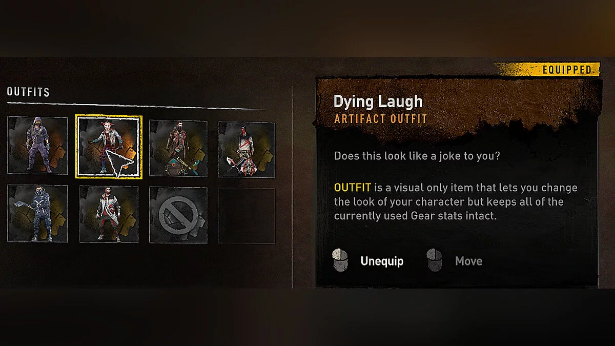 Dying Light 2 Stay Human — Костюм клоуна