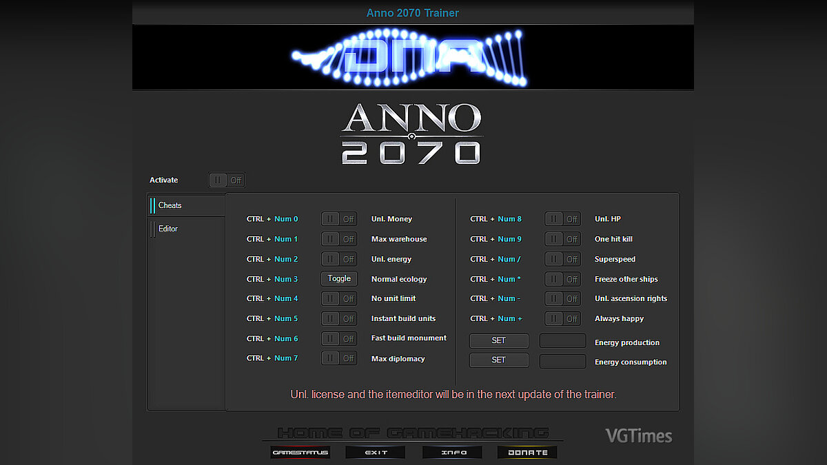 Anno 2070: Deep Ocean — Трейнер (+16) [3.00.8045]