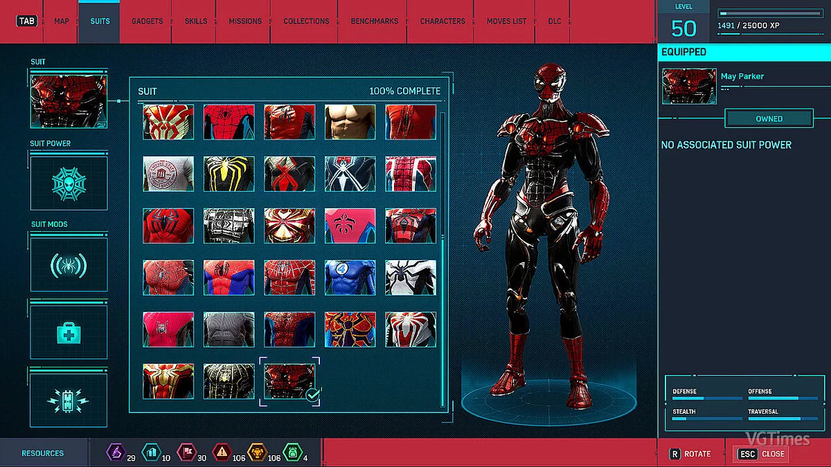 Marvel's Spider-Man Remastered — Кибер костюм