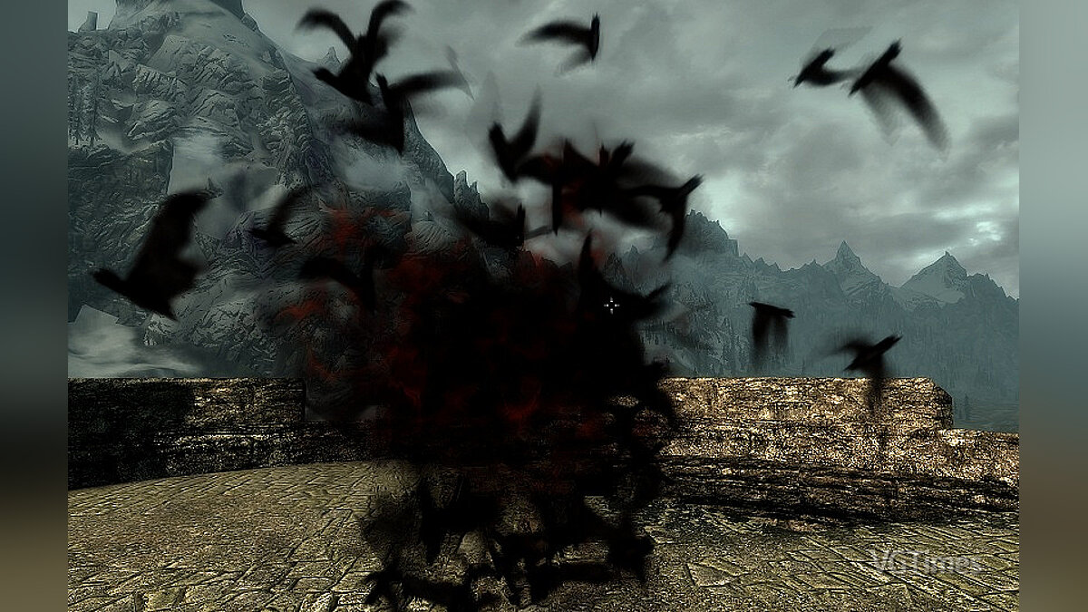 Elder Scrolls 5: Skyrim Special Edition — Быстрое перемещение в облаке летучих мышей