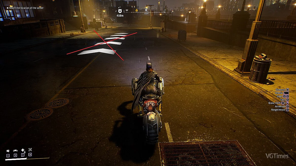 Gotham Knights — Отключение GPS на бэтцикле