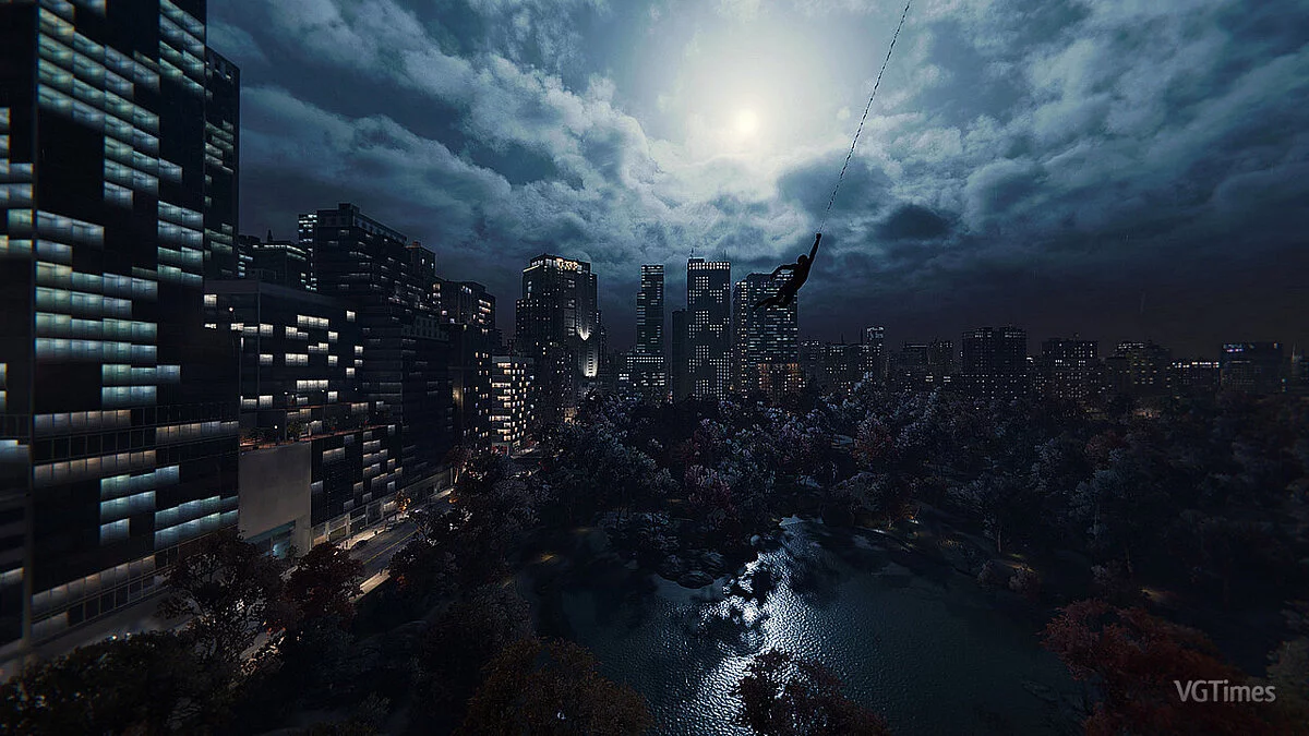 Marvel&#039;s Spider-Man Remastered — Лунный свет - новое ночное небо