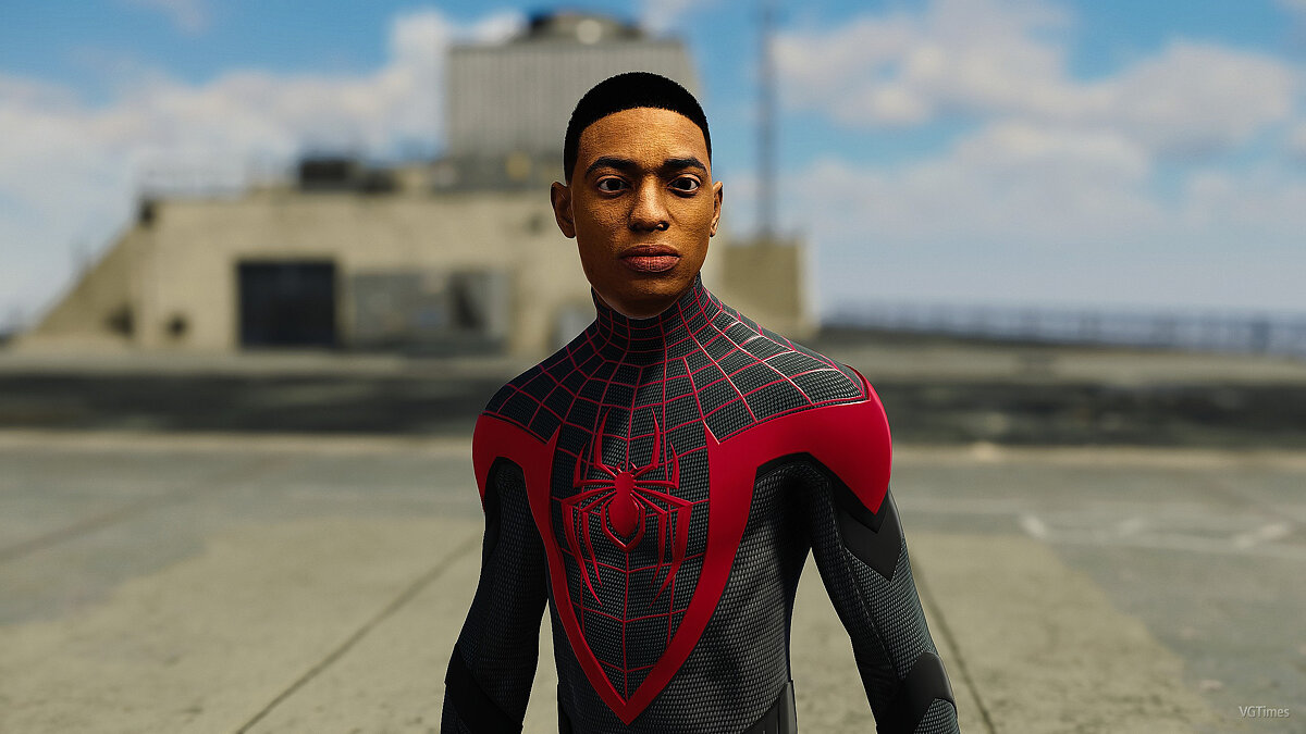 Marvel&#039;s Spider-Man Remastered — Майлз Моралес - классический костюм без маски