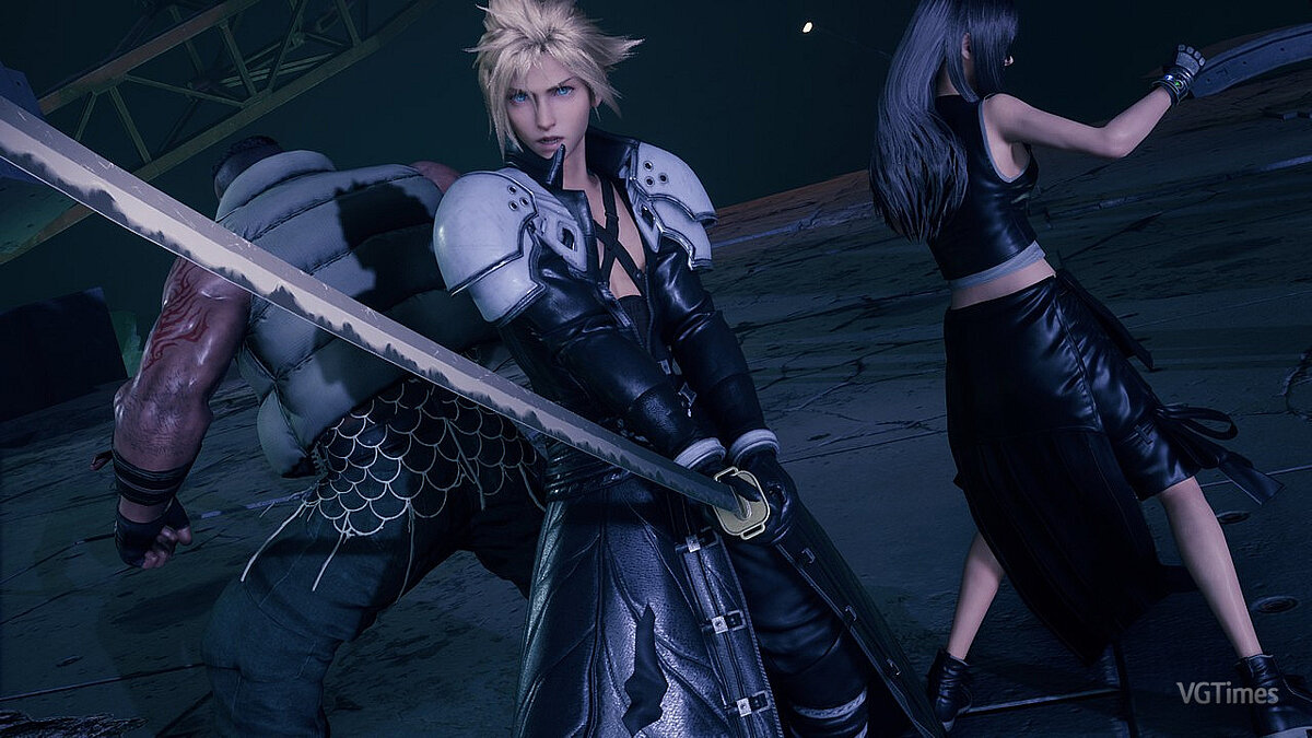 Final Fantasy VII Remake — Клод в костюме Сефирота