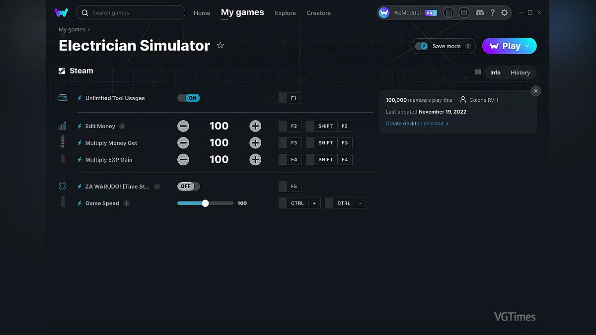 Electrician Simulator — Трейнер (+6) от 19.11.2022 [WeMod]