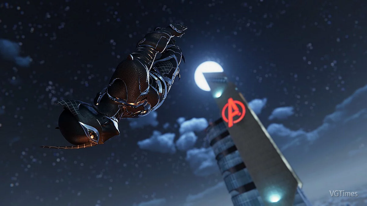 Marvel&#039;s Spider-Man Remastered — Анимированное ночное небо