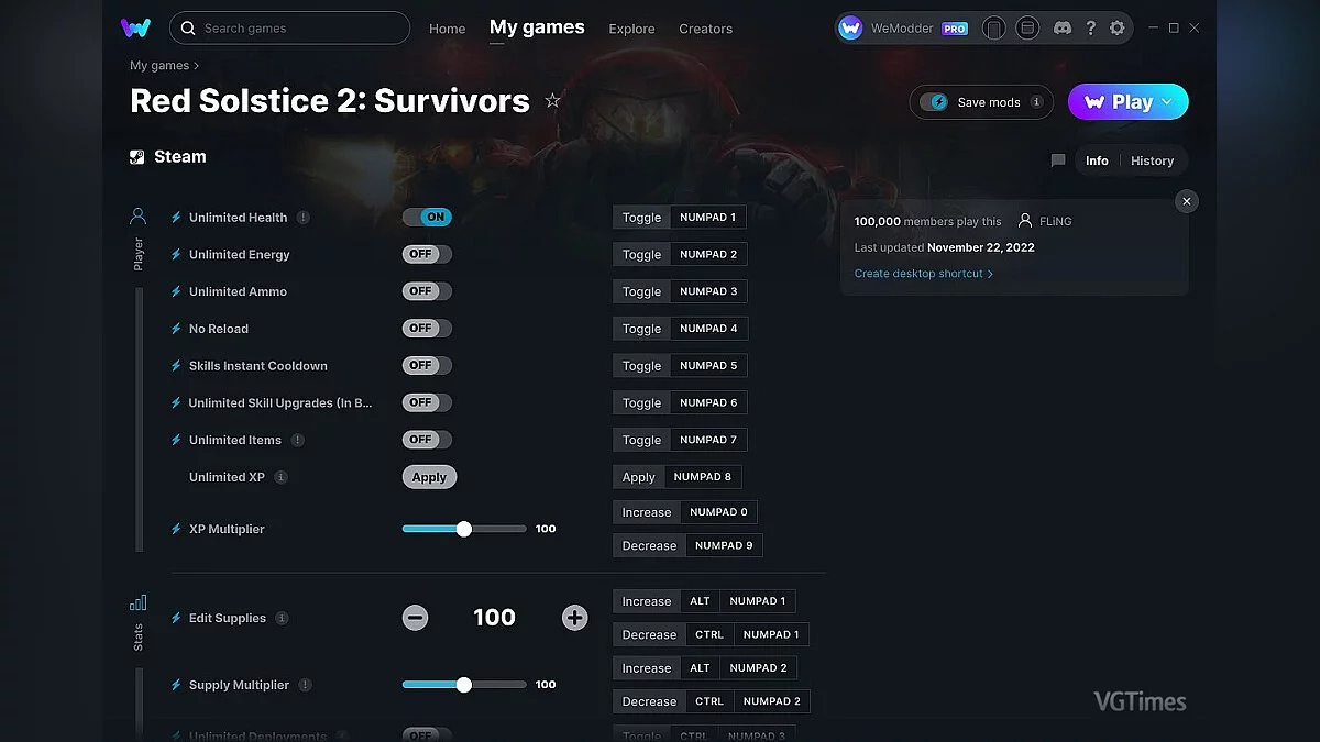 The Red Solstice 2: Survivors — Трейнер (+22) от 22.11.2022 [WeMod]