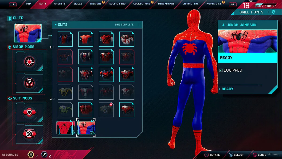 Marvel's Spider-Man: Miles Morales — Костюм Питера Паркера из мультфильма «Через вселенные»