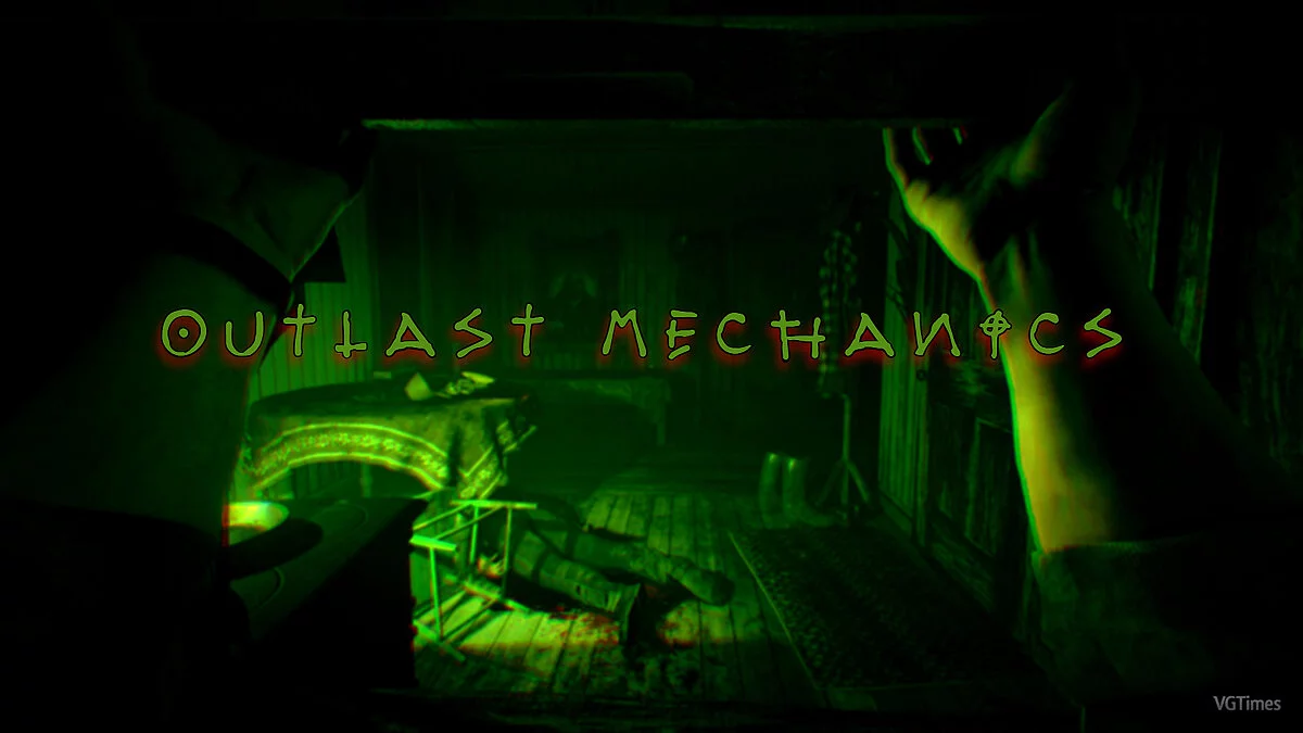 Outlast 2 — Классическая система бега и здоровья