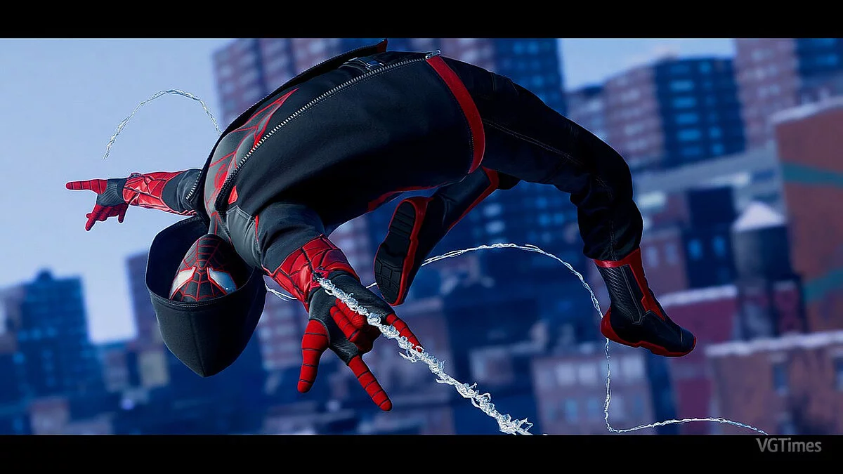 Marvel&#039;s Spider-Man: Miles Morales — Матовые черные и красные штаны