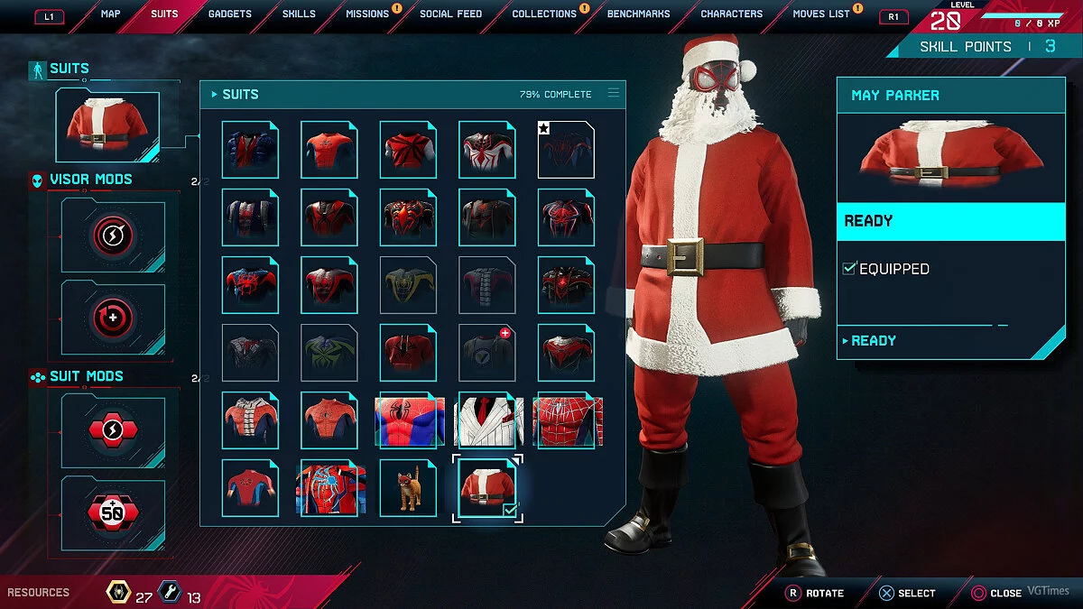 Marvel&#039;s Spider-Man: Miles Morales — Спайдер Клаус (новый слот)