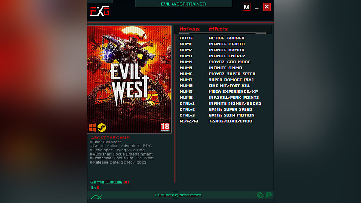 Evil West — Трейнер (+14) [1.03]