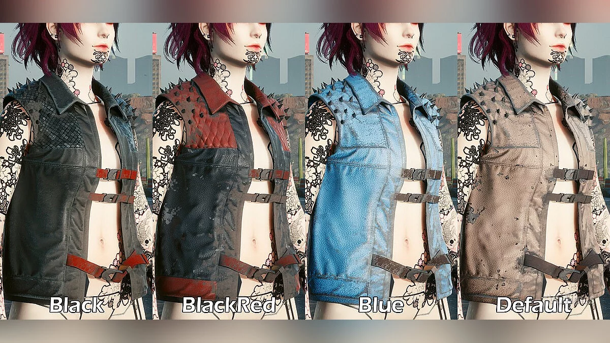 Cyberpunk 2077 — Жилет с шипами