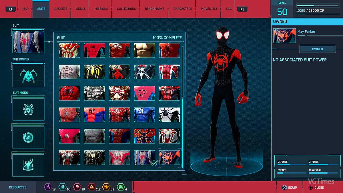 Marvel&#039;s Spider-Man Remastered — Майлз Моралес в костюме паучьей вселенной