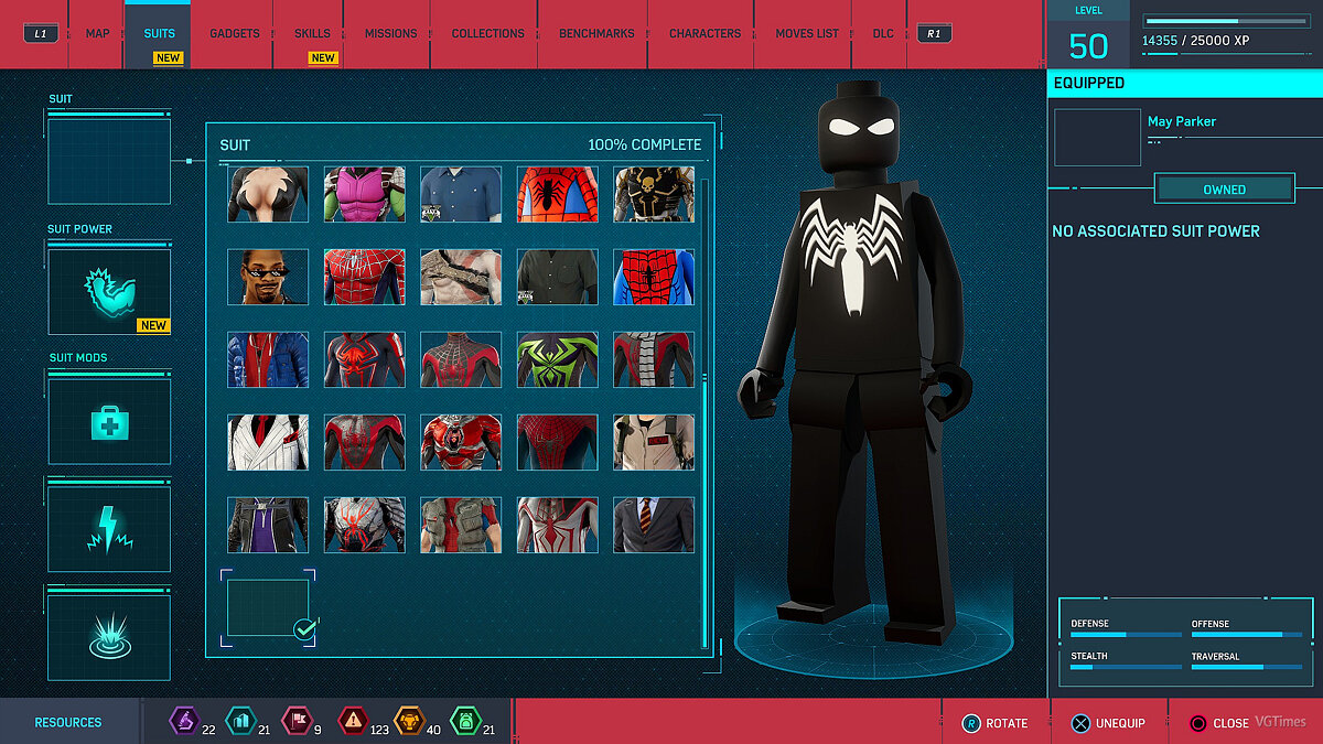 Marvel&#039;s Spider-Man Remastered — «Лего» симбиот (слот для костюма)