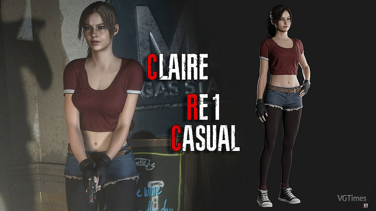 Resident Evil 2 — Повседневная одежда Клэр
