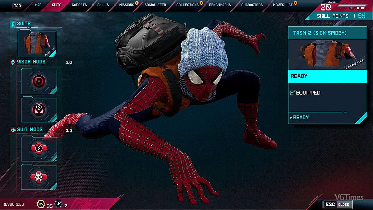 Marvel's Spider-Man: Miles Morales — Костюмы из игры The Amazing Spider-Man 2